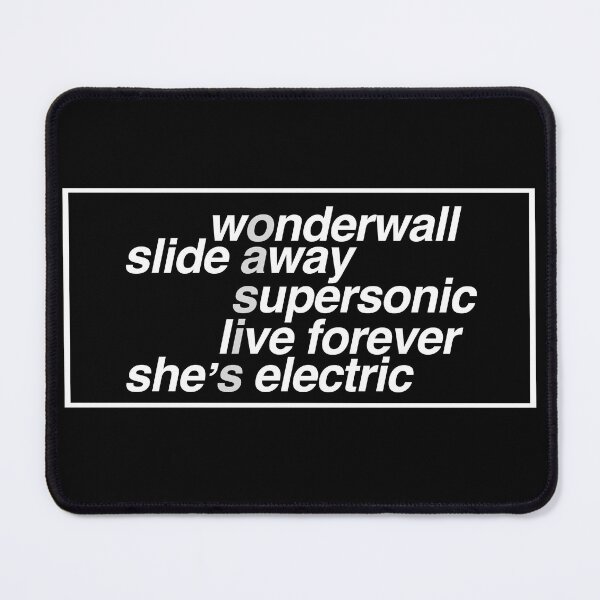 Item preview, Oasis song word wall designed and sold by Russell Purdy.