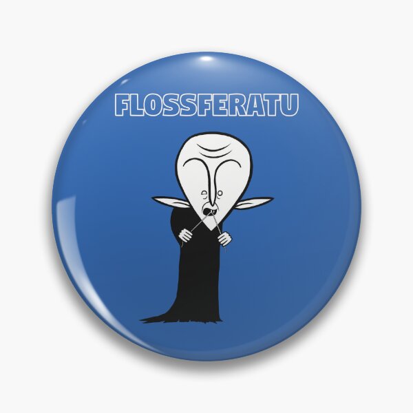 Item preview, Cute dental vampire FLOSSFERATU  designed and sold by cheapheat.