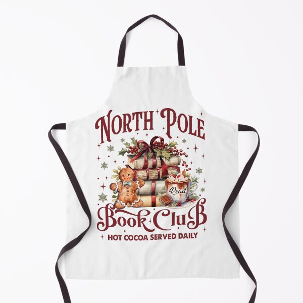 Item preview, North Pole Book club - Christmas book lover book worm designed and sold by Dominika Farkašová.