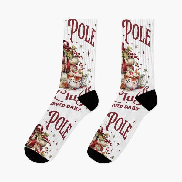 Item preview, North Pole Book club - Christmas book lover book worm designed and sold by Dominika Farkašová.