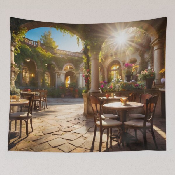 Item preview, Garden Dreams at the Italian Cafe designed and sold by BlareBlare.