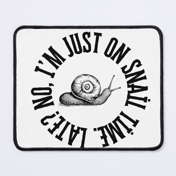 Item preview, Take It Slow - Minimalist Snail Design designed and sold by Zuday.