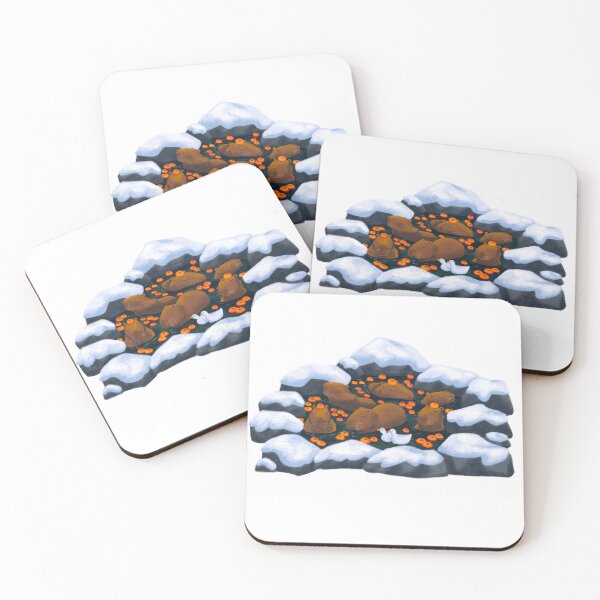 Item preview, Chilling capybaras designed and sold by MariaPencilArt.