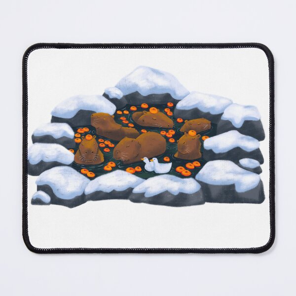Item preview, Chilling capybaras designed and sold by MariaPencilArt.