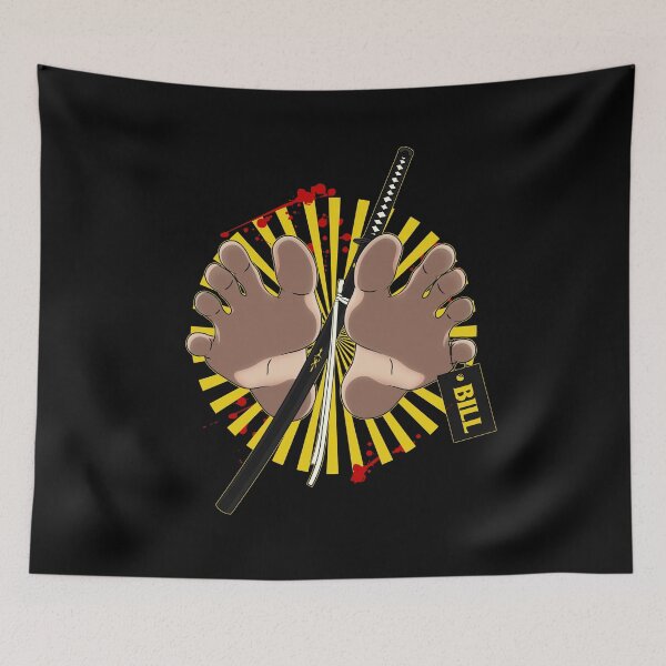 Item preview, Bill is Dead | Katana and toe tag illustration designed and sold by ProdbyNiECO.