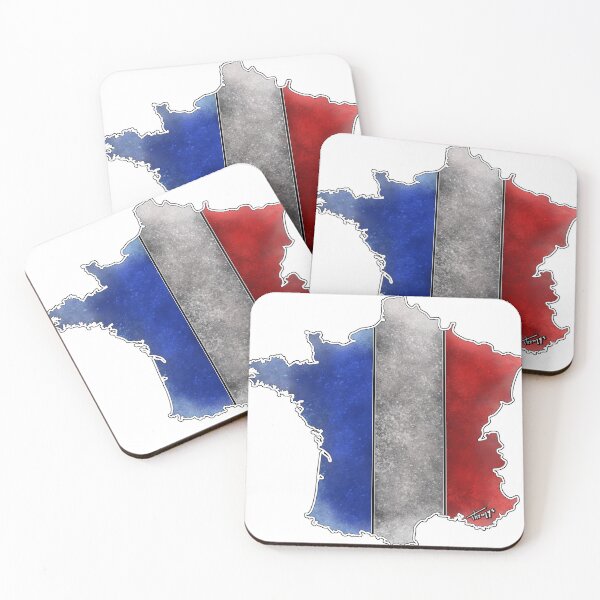 Item preview, France Tricolore - Light Background designed and sold by Themys24.