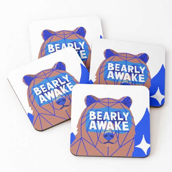 Item preview, Bearly Awake - Sleepy Bear designed and sold by pixelated_echoes.