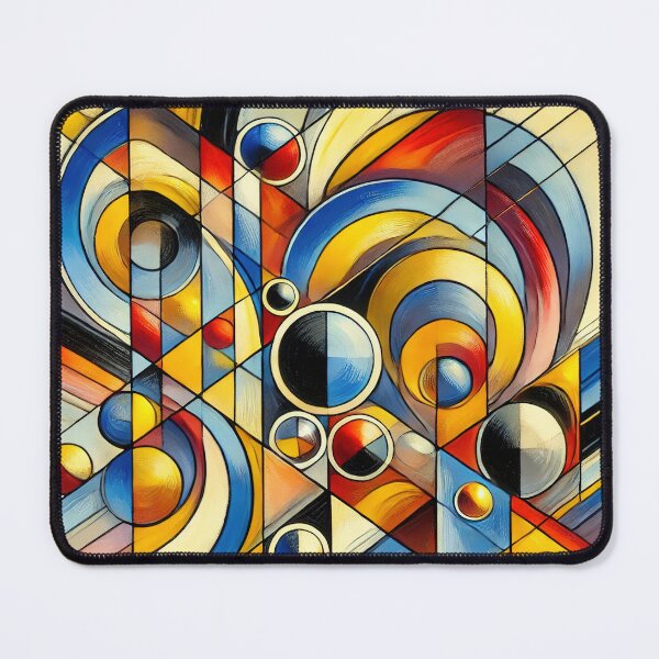 Item preview, Wassily Kandinsky Circles Composition designed and sold by maniacfitness.