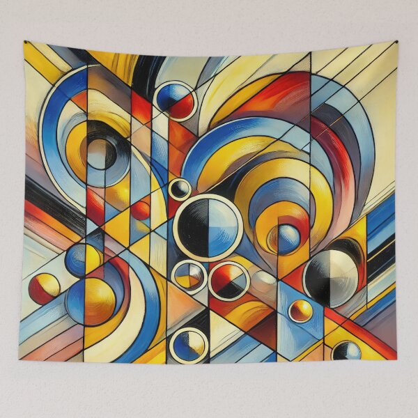 Item preview, Wassily Kandinsky Circles Composition designed and sold by maniacfitness.