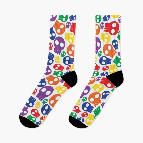 Item preview, Rainbow skull pattern designed and sold by Coops Clothing.