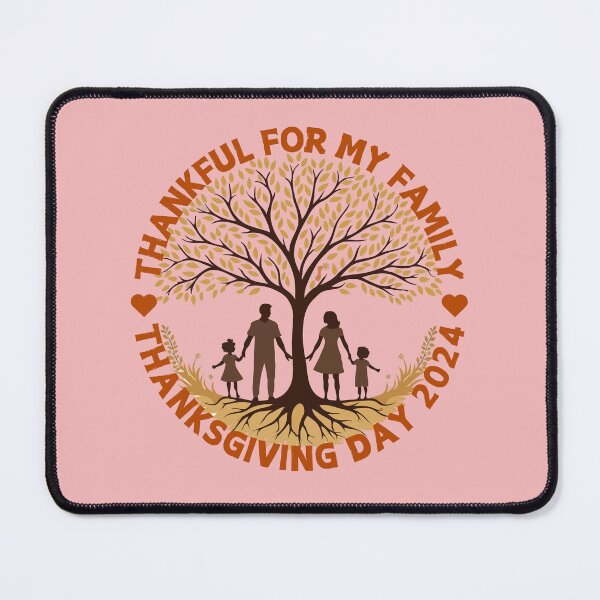 Item preview, Thankful for my Family - Thanksgiving Day 2024 designed and sold by MSMPrintDesign.