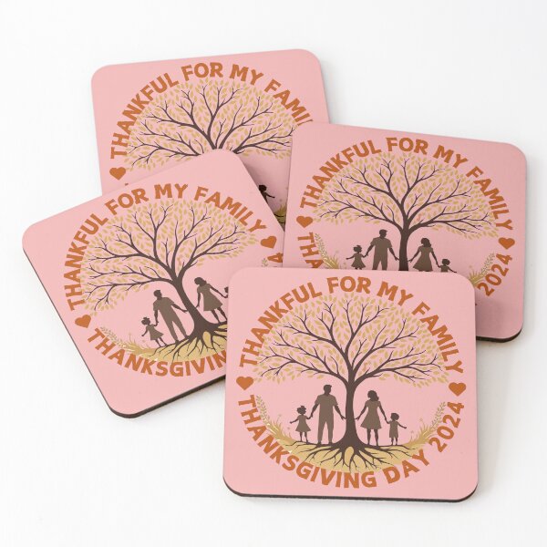 Item preview, Thankful for my Family - Thanksgiving Day 2024 designed and sold by MSMPrintDesign.