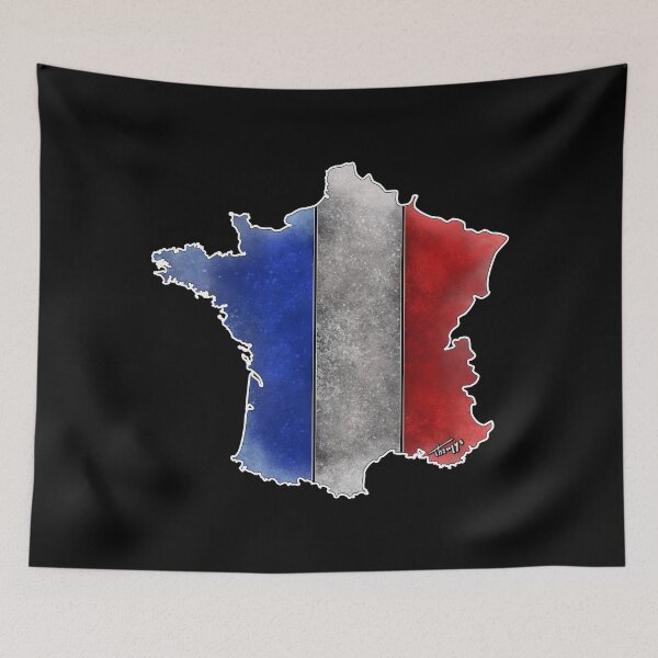 Item preview, France Tricolore - Dark background designed and sold by Themys24.