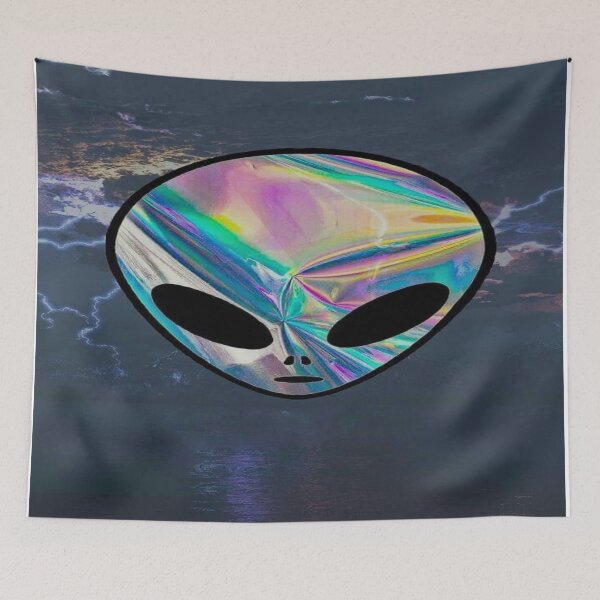 Item preview, alien head designed and sold by leen12 Art Designs Prints.