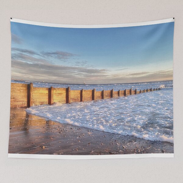 Item preview, Rough Sea and Sunshine in Northumberland designed and sold by Violaman.