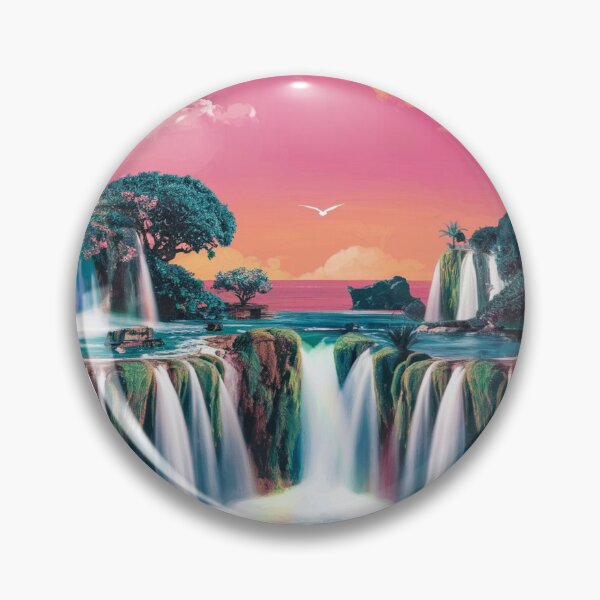 Item preview, Enchanted Tropical Waterfall World  designed and sold by CustomTee-Lab.