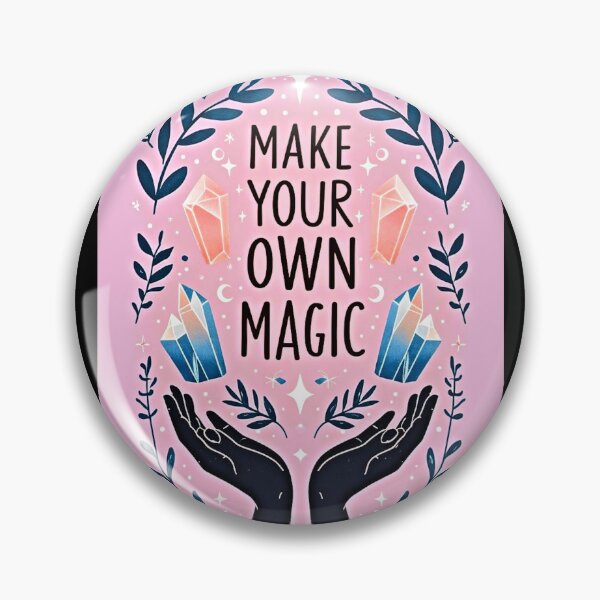 Item preview, Make Your Own Magic! - Vintage Pop Art Meme designed and sold by Earth Nature Creations.