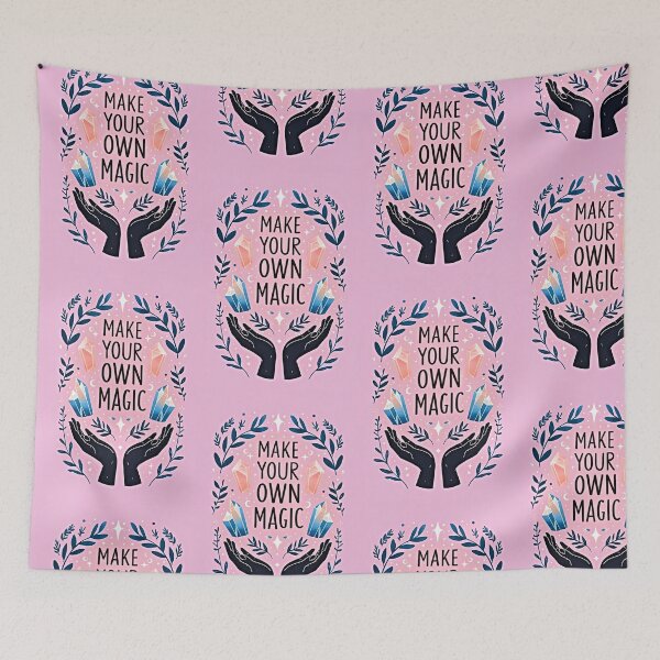 Item preview, Make Your Own Magic! - Vintage Pop Art Meme designed and sold by Earth Nature Creations.