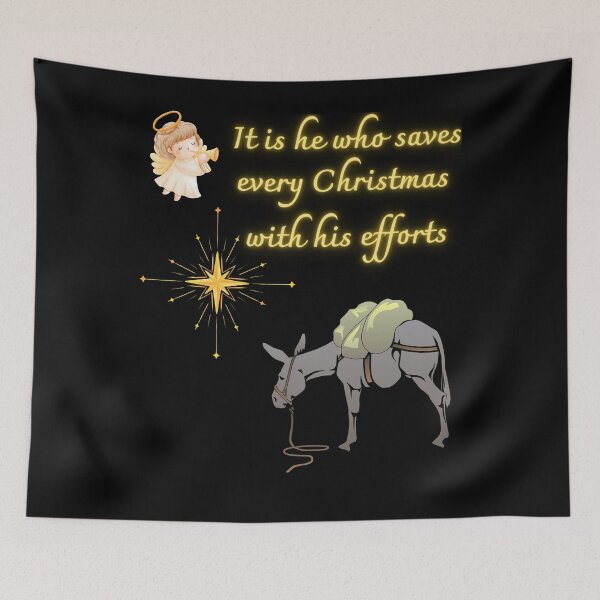 Item preview, It is he who saves every Christmas with his efforts for Christmas orgnizers  designed and sold by MegiSmile.