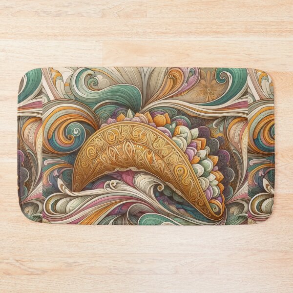 Item preview, Art Nouveau Taco designed and sold by di·chot·o·my.