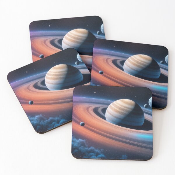 Item preview, Moons of Saturn designed and sold by AlienVisitor's Stuff.