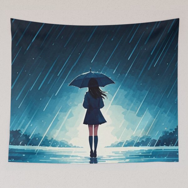 Item preview, Silhouette in the Rain designed and sold by AJSRPrints.
