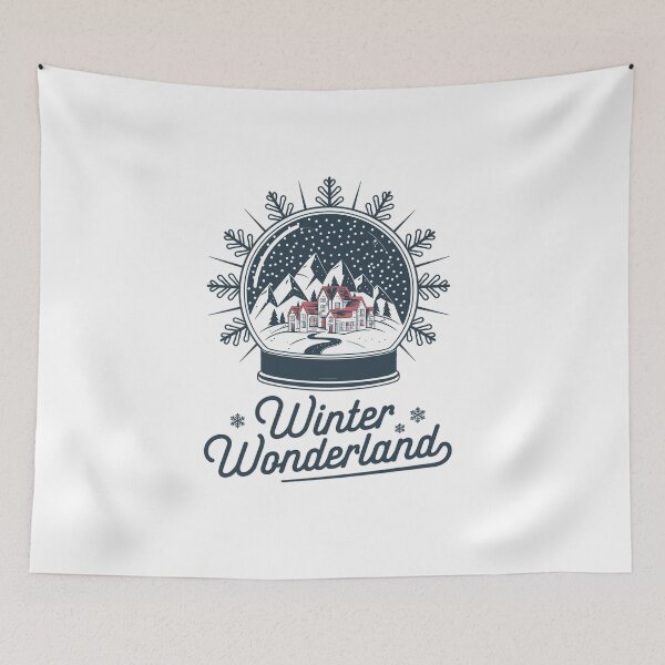 Artikelvorschau, Winterwunderland – Schneekugel mit Dorf entworfen und verkauft von MrERNST.