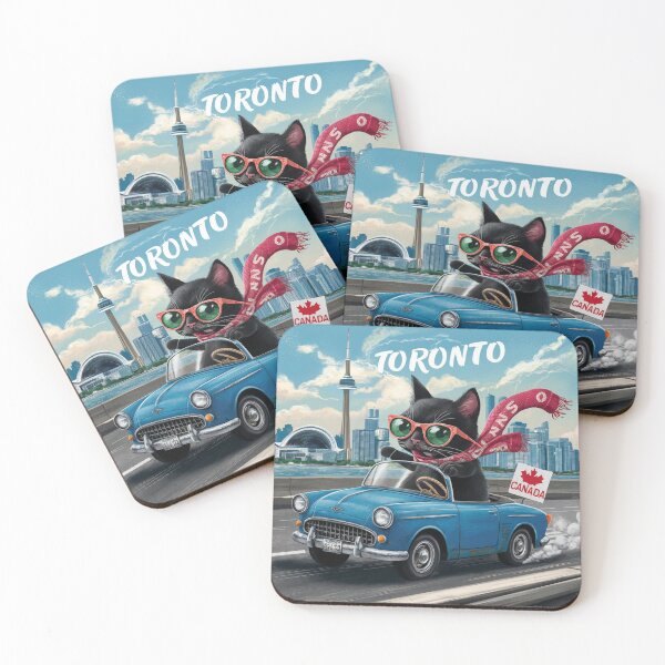 Item preview, Cat on tour - I love Canada! - Toronto designed and sold by lavka-xd.