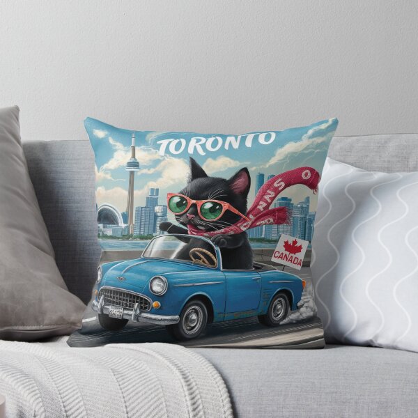 Item preview, Cat on tour - I love Canada! - Toronto designed and sold by lavka-xd.