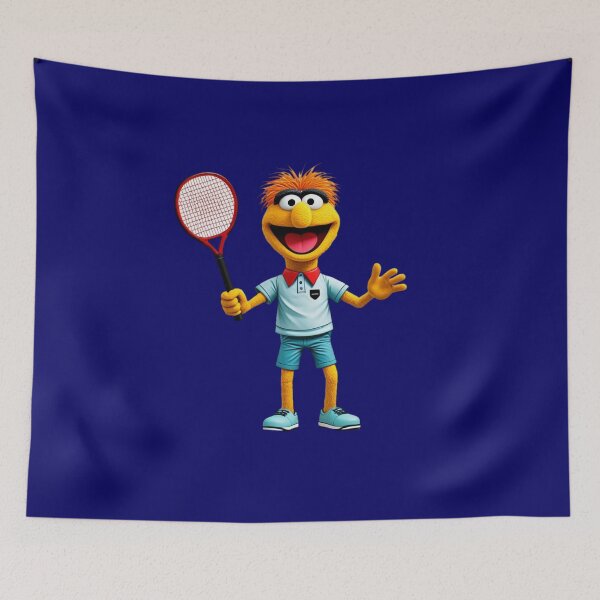 Item preview, Funny Tennis Player Puppet designed and sold by 0penvimark.