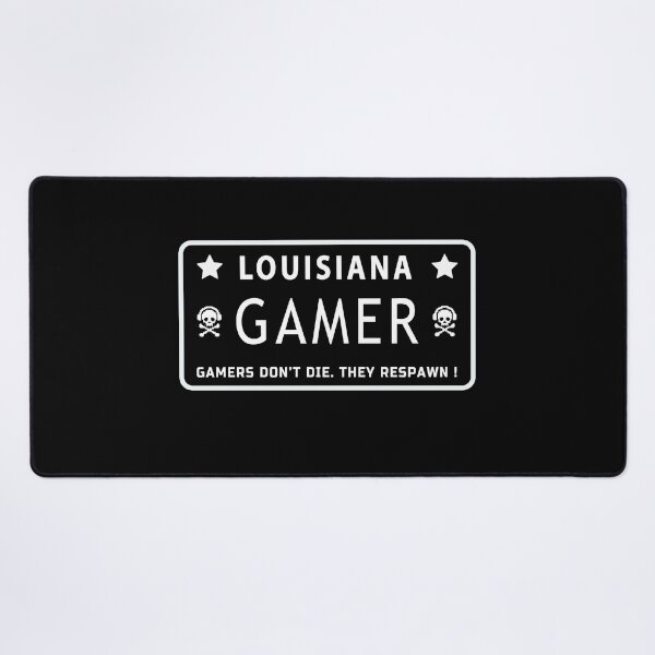 Item preview, Gaming quotes, gamers dont die they respawn. Louisiana Gamer designed and sold by Sky-99.