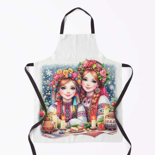 Item preview, Two Christmas young Ukrainian girls designed and sold by Tori-Rori.