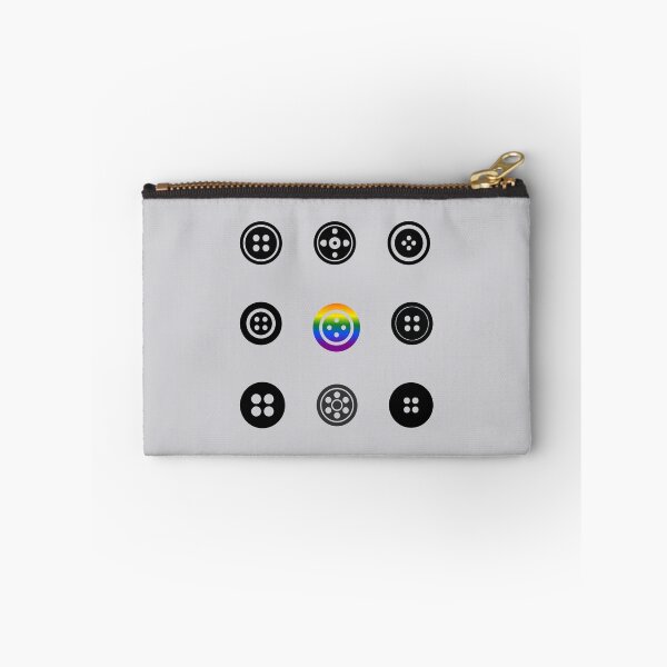 Item preview, Grid design Buttons, classic pride flag, crafters, sewing, grid pattern, seamstress, buttonhole, pridebeproud, pride, fashion, hobbies, couture, handmade, cute, funny, designed and sold by PrideBeProud.