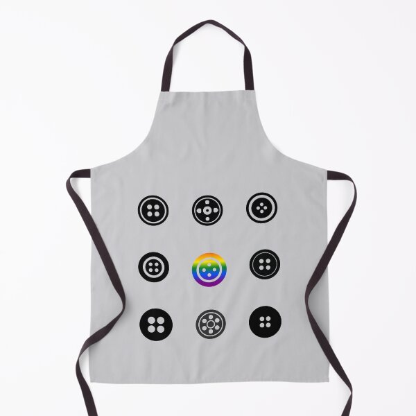 Item preview, Grid design Buttons, classic pride flag, crafters, sewing, grid pattern, seamstress, buttonhole, pridebeproud, pride, fashion, hobbies, couture, handmade, cute, funny, designed and sold by PrideBeProud.