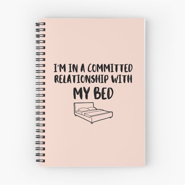 Item preview, I'm in a committed relationship with my bed [Humor relationships Slogan] designed and sold by MerryCrown.