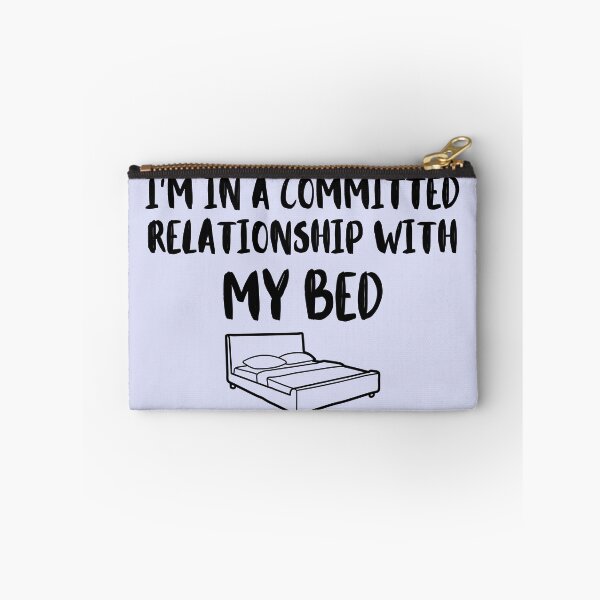 Item preview, I'm in a committed relationship with my bed [Humor relationships Slogan] designed and sold by MerryCrown.