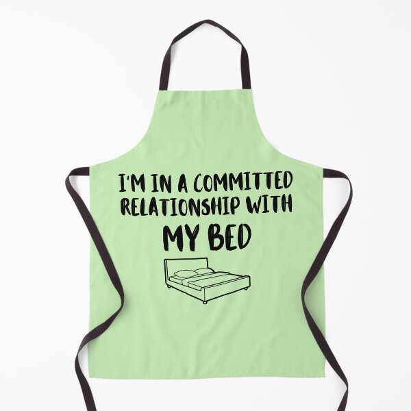 Item preview, I'm in a committed relationship with my bed [Humor relationships Slogan] designed and sold by MerryCrown.
