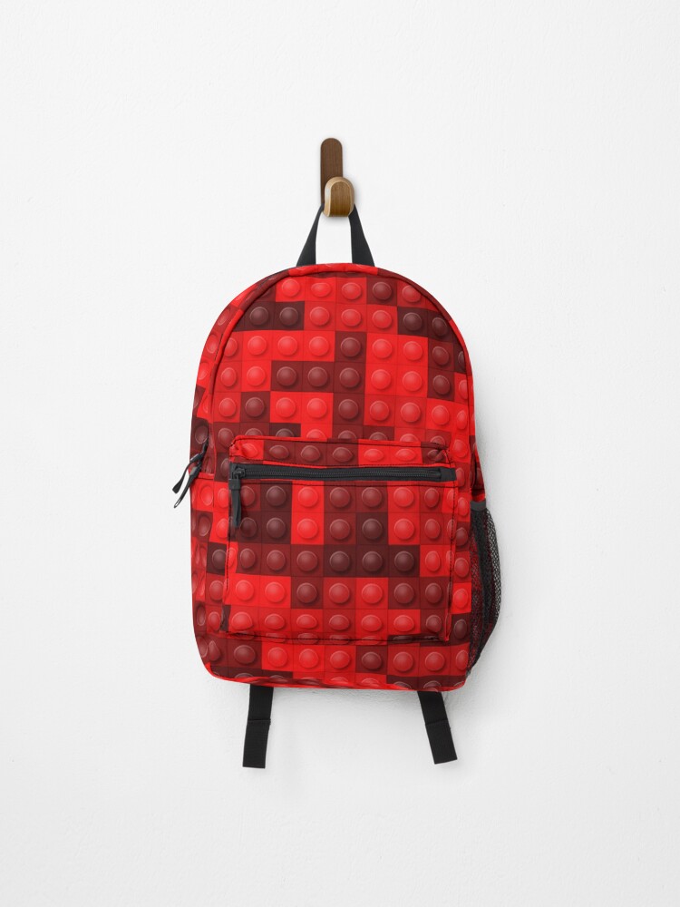 Thumbnail 1 of 3, Backpack, Building Block Pattern Toy Bricks Seamless Pattern Design designed and sold by BurgerBites.