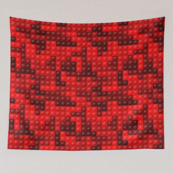 Item preview, Building Block Pattern Toy Bricks Seamless Pattern Design designed and sold by Gamify Store.