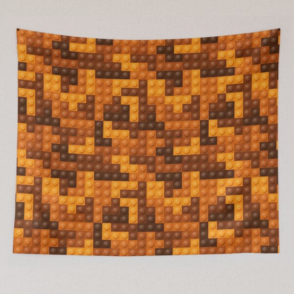 Item preview, Building Block Pattern Toy Bricks Seamless Pattern Design designed and sold by Gamify Store.