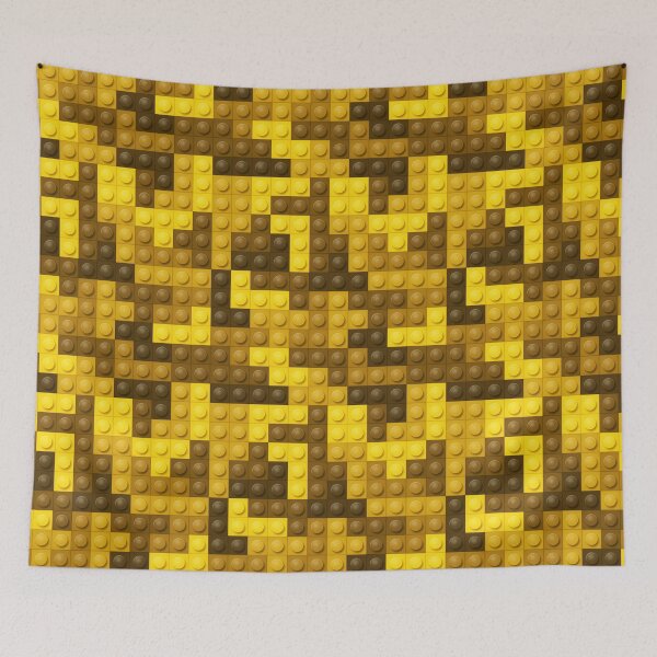 Item preview, Building Block Pattern Toy Bricks Seamless Pattern Design designed and sold by Gamify Store.