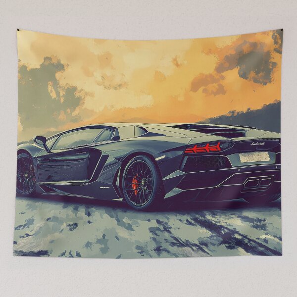 Artikelvorschau, Grauer Lamborghini Aventador LP740-4 S III entworfen und verkauft von AutoPopStudio.