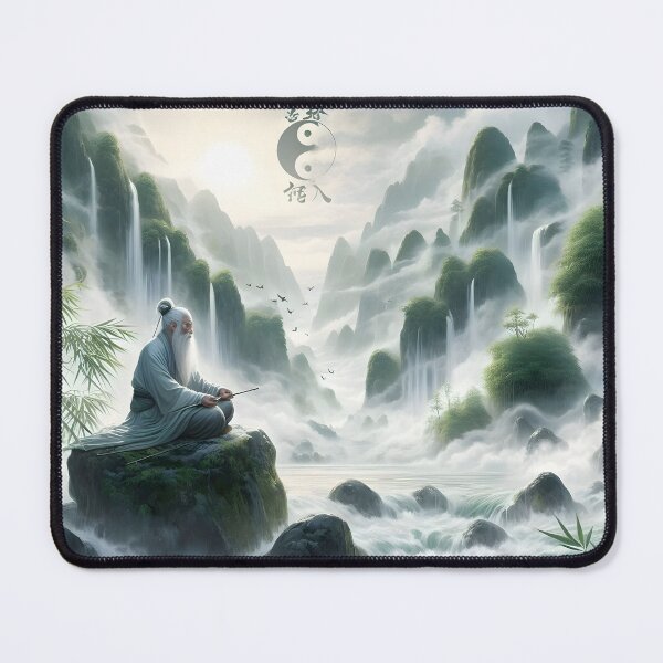Item preview, Tranquil Wise Man in Meditation designed and sold by PandaTShirtShop.