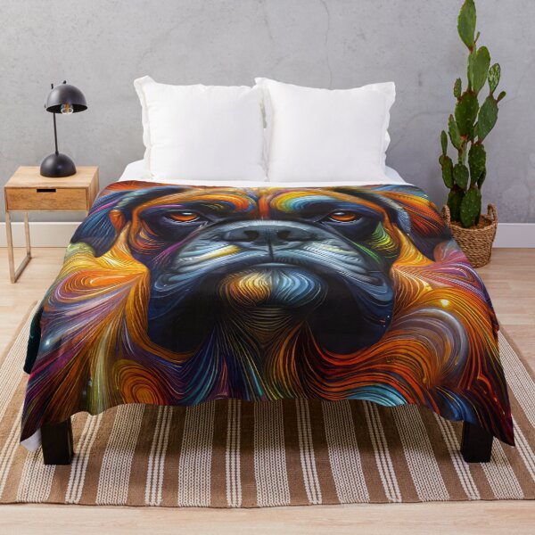 Item preview, Boxer Dog Portrait Mystic Style Artistic Rendering designed and sold by CattyCornerPOD.