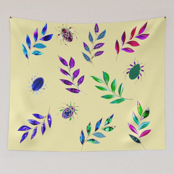 Item preview, LEAVES AND BEETLES JEWELRY DESIGN designed and sold by asudesign.