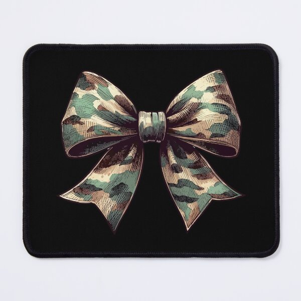 Item preview, Coquette Camo Bow Hunting Women Cute Sketchy designed and sold by TomFrontierArt.