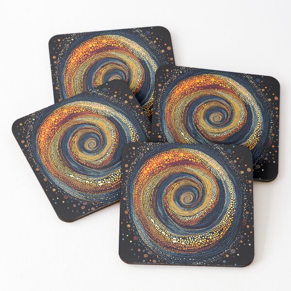Item preview, Celestial Spiral Dot Art – Cosmic Energy designed and sold by Creet-Design.