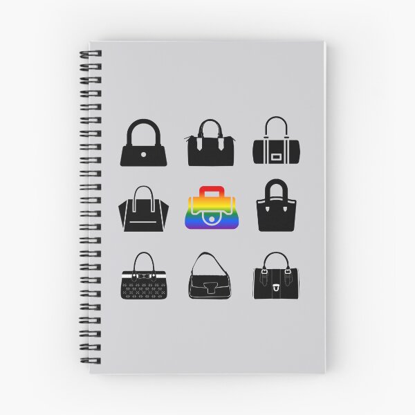 Item preview, Grid design Handbags, classic pride flag, ladies, shopping, grid pattern, retro, unique, pridebeproud, pride, retail therapy, friends, family, cute, funny, designed and sold by PrideBeProud.