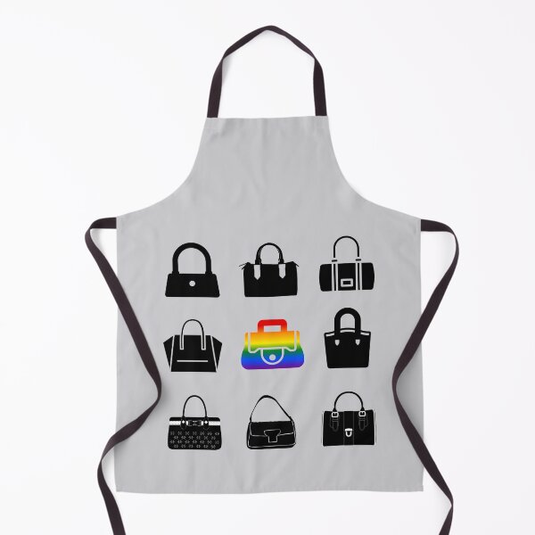 Item preview, Grid design Handbags, classic pride flag, ladies, shopping, grid pattern, retro, unique, pridebeproud, pride, retail therapy, friends, family, cute, funny, designed and sold by PrideBeProud.