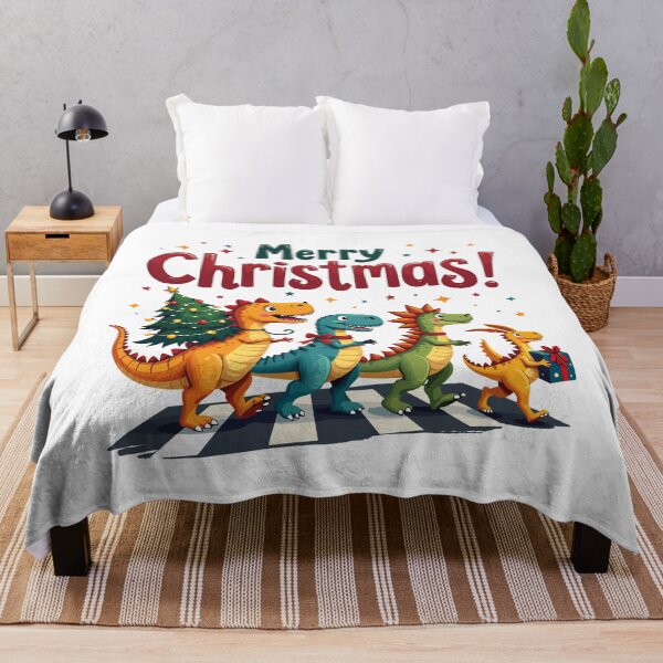 Item preview, Dino Christmas Parade/ Merry Christmas designed and sold by Krasnovaovaova.